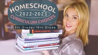 ✨ NEW ✨Homeschool Curriculum Choices 2022-2023 // Middle + High School!