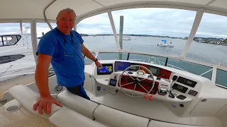 Americas Great Loop 010 technical video of the helm and electronics