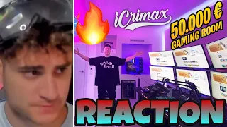 ELI reagiert auf „50.000€ GAMING ZIMMER (Room Tour)“🎮 von iCrimax🔥 | ELIGELLA