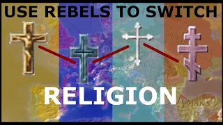 Eu4: How I switch mid/late game to desired Religion.
