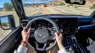 2024 Lexus GX 550 Overtrail+ - POV Off Road Desert Drive (Binaural Audio)