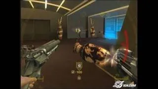 GoldenEye: Rogue Agent Xbox Gameplay - Blue screens of