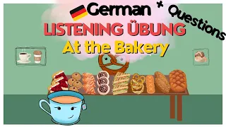 German realistic conversation | Bakery simulation - buying at the bakery | Learn German