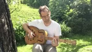Amazing Grace - slide guitar open D tuning by Gottfried David Gfrerer