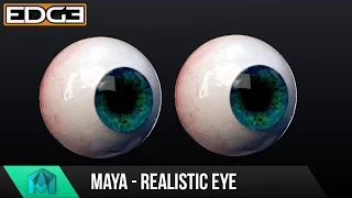 Maya Tutorial - How to create a realistic Eyeball with Arnold
