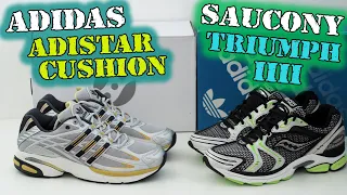 Обзор Adidas Adistar Cushion и Saucony Triumph 4