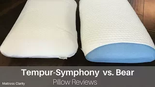 Pillow Reviews: Tempur-Symphony vs. Bear