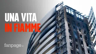Incendio in via Antonini a Milano: "Sembra di vedere un fazzoletto imbevuto di alcool"