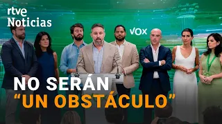 VOX se abre a APOYAR a FEIJÓO sin entrar en su GOBIERNO,  para el PP es un "AVANCE" | RTVE