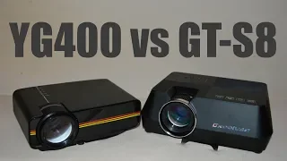 YG400 VS GT-S8 Проектор Projector