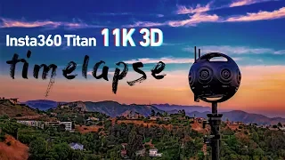 Insta360 Titan 11K 3D 360° RAW Timelapse & Nightlapse - Extremely Low Noise