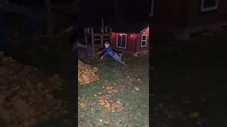 Jumping into fall