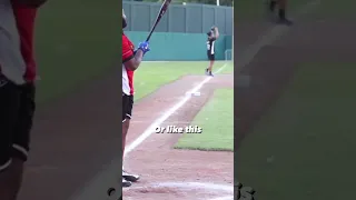 How you hit a slow pitch softball❓🥎