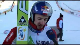 13.02.2011  - Adam Małysz po niedzielnym konkursie w Vikersund i nowym rekordzie Polski