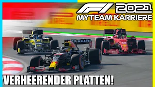 Ein verheerender Platten! | F1 2021 My Team Karriere #108