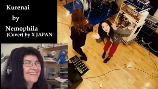 Kurenai (Cover) by Nemophila | Orig by X JAPAN (English Version) | First Time Music Reaction Video