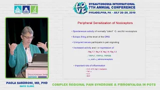 Complex Regional Pain Syndrome & Fibromyalgia in POTS - Paola Sandroni, MD, PhD