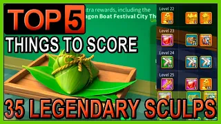 35 FREE LEGENDARY SCULPTURES - TOP 5: THINGS ABOUT THIS EVENT! - Rise of Kingdoms