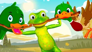 The Frog Traveler. English funny story / Cartoon / Fairy Planet / Bedtime story for kids