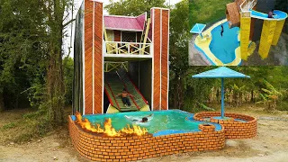 Best 2 Top! Build Bamboo Resorts, Swimming Pools, Bamboo Slide, Bamboo Umbrellas and Home Decoration