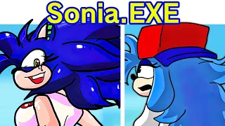 Friday Night Funkin' VS Sonia.EXE Reborn FULL WEEK | Sonic.EXE Genderswap (FNF Mod) (Tails/Sonic)