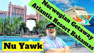 🟡 Norwegian Getaway | Atlantis Resort Bahamas Famous Luxury Casino Resort Tour! Shops & Restaurants!