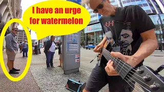 Watermelon in Easter Hay -  Jamming Frank Zappa on the street! Song request for Andrew (Join chat!)