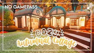 No Gamepass Cozy Autumnal One Story Family Roleplay Cottage - Speedbuild and Tour - iTapixca Builds