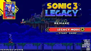 Sonic 3 A.I.R: Legacy Edition Remake (Reworked Update) ✪ Full Game (NG+) Playthrough (1080p/60fps)