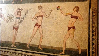 10. Сицилия. Древние мозаики имперской виллы / Sicily. Ancient mosaics of the Villa Imperiale