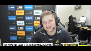 S1MPLE interview After win the  ESL PRO LEAGUE S14/INTEL GRAND SLAM 2021