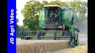 John Deere 1075 |  Grain harvest 2019 | Graan oogst | Getreideernte | Versteeg Uddel | Tarwe dorsen