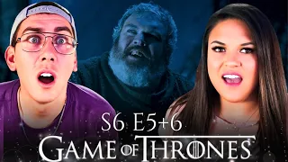 HOLD THE DOOR! GAME OF THRONES [REACTION] [6x5][6x6] First Time Watching!