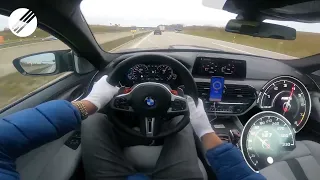 BMW M5 HURRICANE *PROTOTYPE* TEST DRIVE ON GERMAN AUTOBAHN🏎