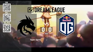 Team Spirit vs. OG - DreamLeague Season 22 - Group Stage 2 - BO3 @4liver