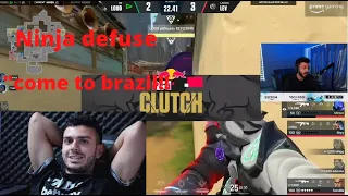 Tarik reacts to LOUD pANcada's ninja defuse (LOUD vs Leviatán)