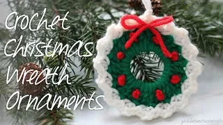 Crocheted Wreath Ornaments!