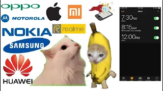 BANANA CAT CRYING and CAT MEOW but mobile alarms