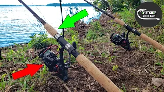 Carp Fishing with GREAT Rods & BAD Reels! (Baitrunners)