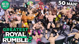 50 MAN WWE GREATEST ROYAL RUMBLE ACTION FIGURE MATCH! 2022! NLW 24/7 PIC FED CHAMPIONSHIP!