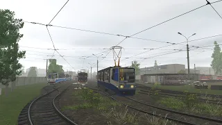 71-608КМ(КТМ-8КМ), маршрут №5, Чапаево V3.3 - Trainz Railroad Simulator 2019