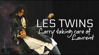 LES TWINS | LARRY TAKING CARE OF LAURENT (injury)