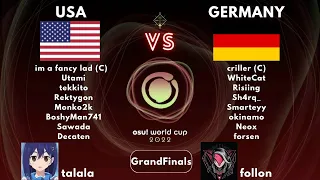 Talala и follon смотрят игру США VS Германия на OWC 2022. Матч за выход в Грандфинал, Нижняя Сетка.