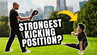 Learning The Strongest Kicking Position In Capoeira