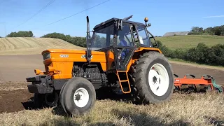 Fiat 1500 Ploughing w/ 4-Furrow Kverneland AB85 Plough | Pure Powertrain | Danish Agriculture