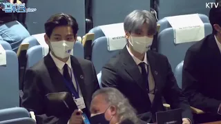 BTS INTERVIEW W/ PRESIDENT MOON JAE-IN @ UN | BTS REACTION TO THEIR "Permission To Dance"