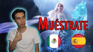 REACCIÓN a MUÉSTRATE 🇲🇽 LATINO vs CASTELLANO 🇪🇸 FROZEN 2 ❄️