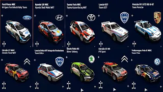 WRC 9 FIA World Rally Championship - All Cars | List (PC HD) [1080p60FPS]