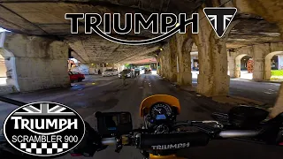 2024 Triumph Scrambler 900 | Chicago Bucktown Ride Around [4K]