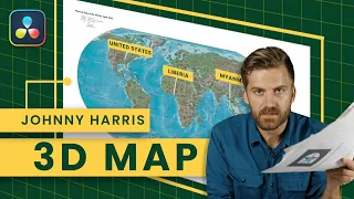 Johnny Harris 3D Map in Davinci Resolve